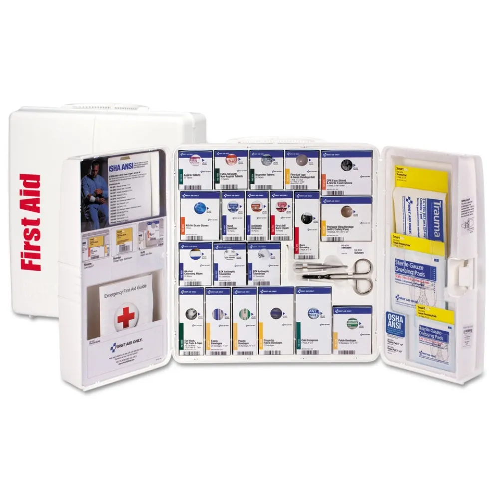First Aid Only 241-Piece SmartCompliance First Aid Cabinet with Medications