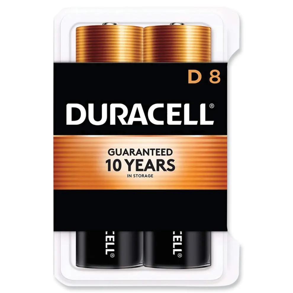 Duracell CopperTop Alkaline D Batteries (8/Pack)
