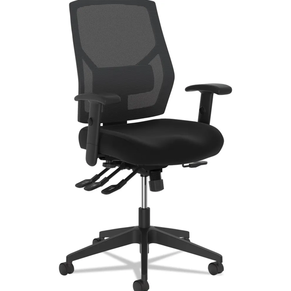 HON 19 in. to 22 in. Seat Height 250 lbs. Capacity High-Back Task Chair - Black