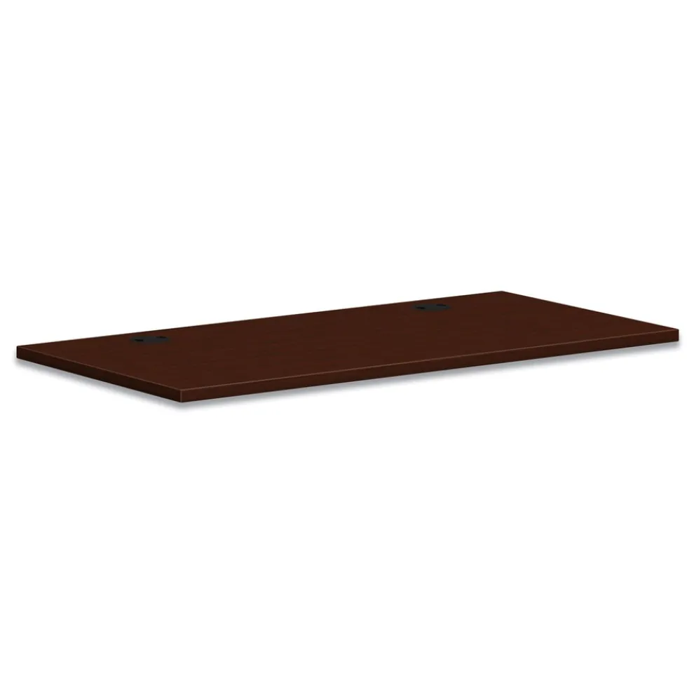 HON 48 in. x 24 in. Rectangular Mod Worksurface - Traditional Mahogany