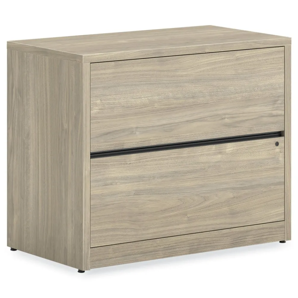 HON 10500 Series 36 in. x 20 in. x 29.5 in. Legal/Letter-Size 2-Drawer Lateral File - Kingswood Walnut