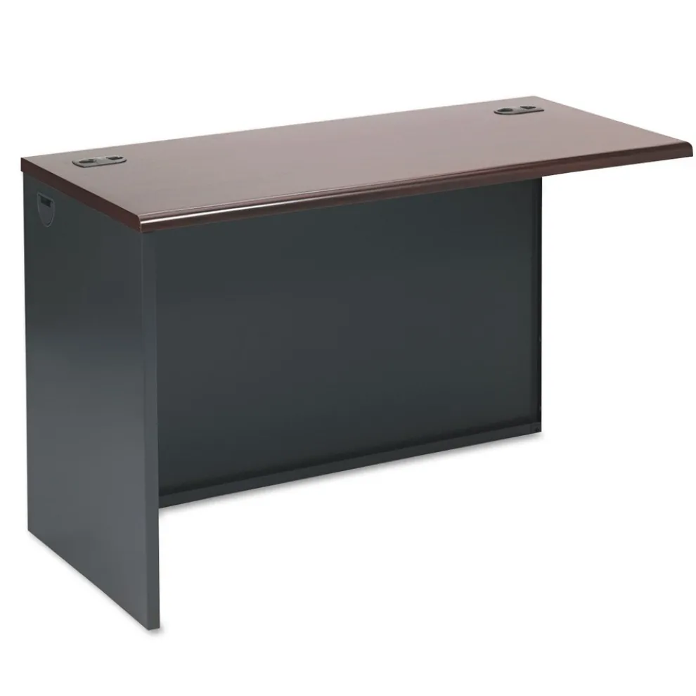 HON 38000 Series 48 in. x 24 in. x 29.5 Left Return Shell - Mahogany/Charcoal