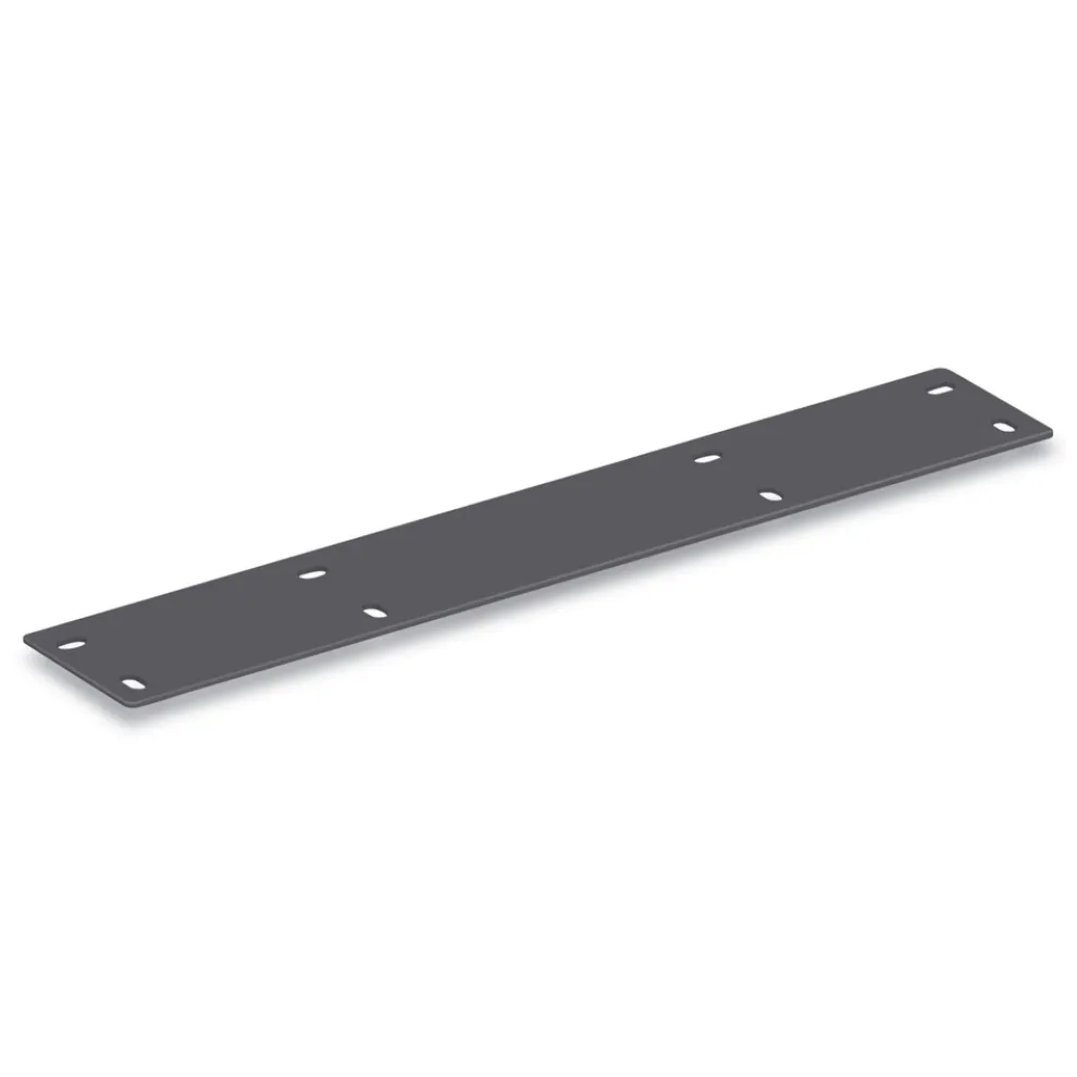 HON Mod Flat Bracket to Join 24 in. Depth Worksurfaces to 30 in. Depth Worksurfaces to Create an L-Station - Graphite