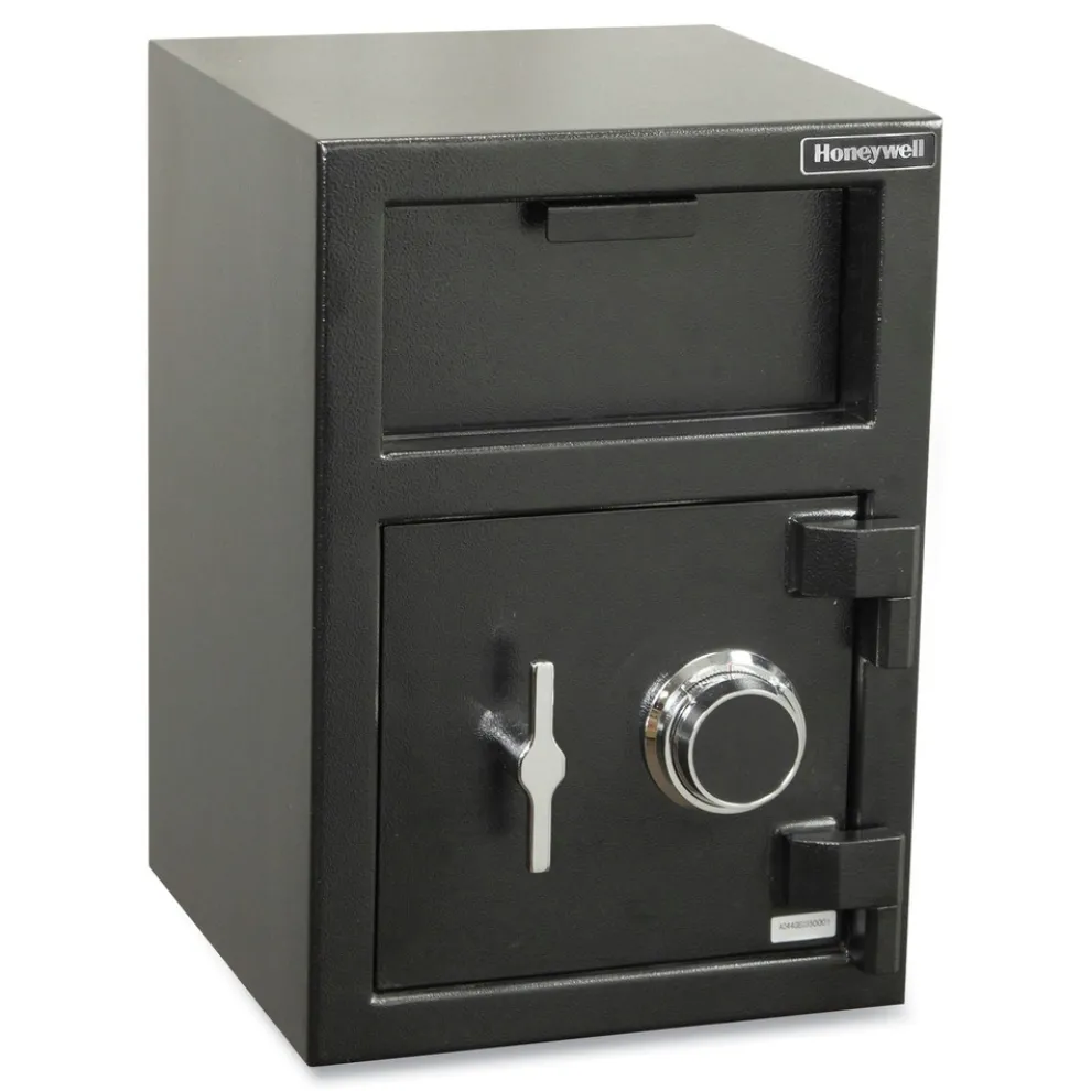 Honeywell 14 x 14.2 x 20 Steel Depository Safe with Combo Lock - Black