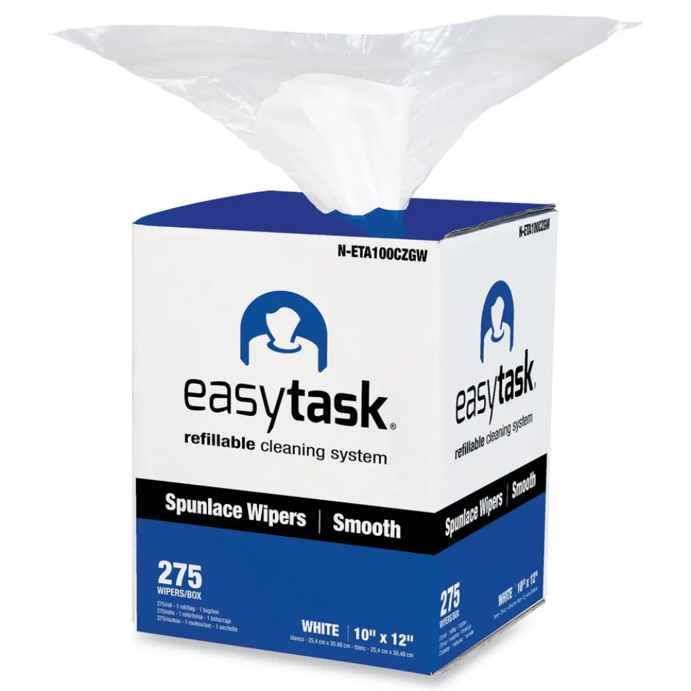 HOSPECO 10 in. x 12 in. 1-Ply Easy Task Center-Pull A100 Wiper - White