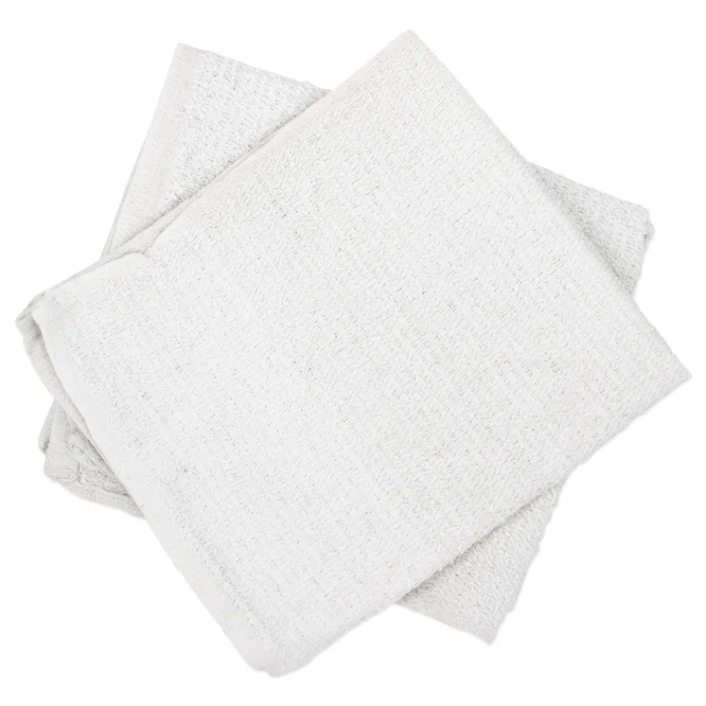 HOSPECO Cotton Counter Cloth/Bar Mop - White (60/Carton)