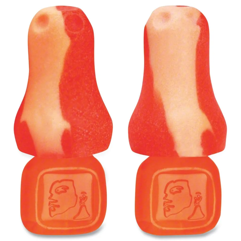 Howard Leight by Honeywell 31 dB NRR TrustFit Plus Reusable Bell Shaped Uncorded Foam Earplugs - One Size Fits Most, Orange (1000/Carton)