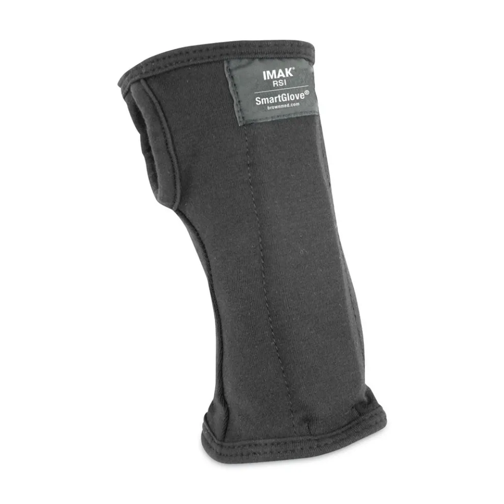 IMAK RSI SmartGlove Wrist Wrap Fits Hands Up to 3.75 in. Wide - Medium Black