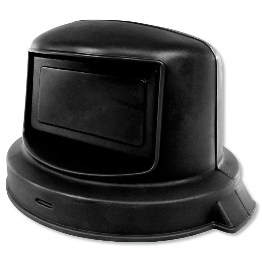 Impact 27 in. Diameter Domed Gator Lids Domed Lid for 44 Gallon - Black