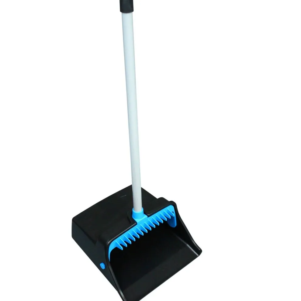 Impact LobbyMaster 11.72 in. Wide Plastic Dust Pan - Blue/Black