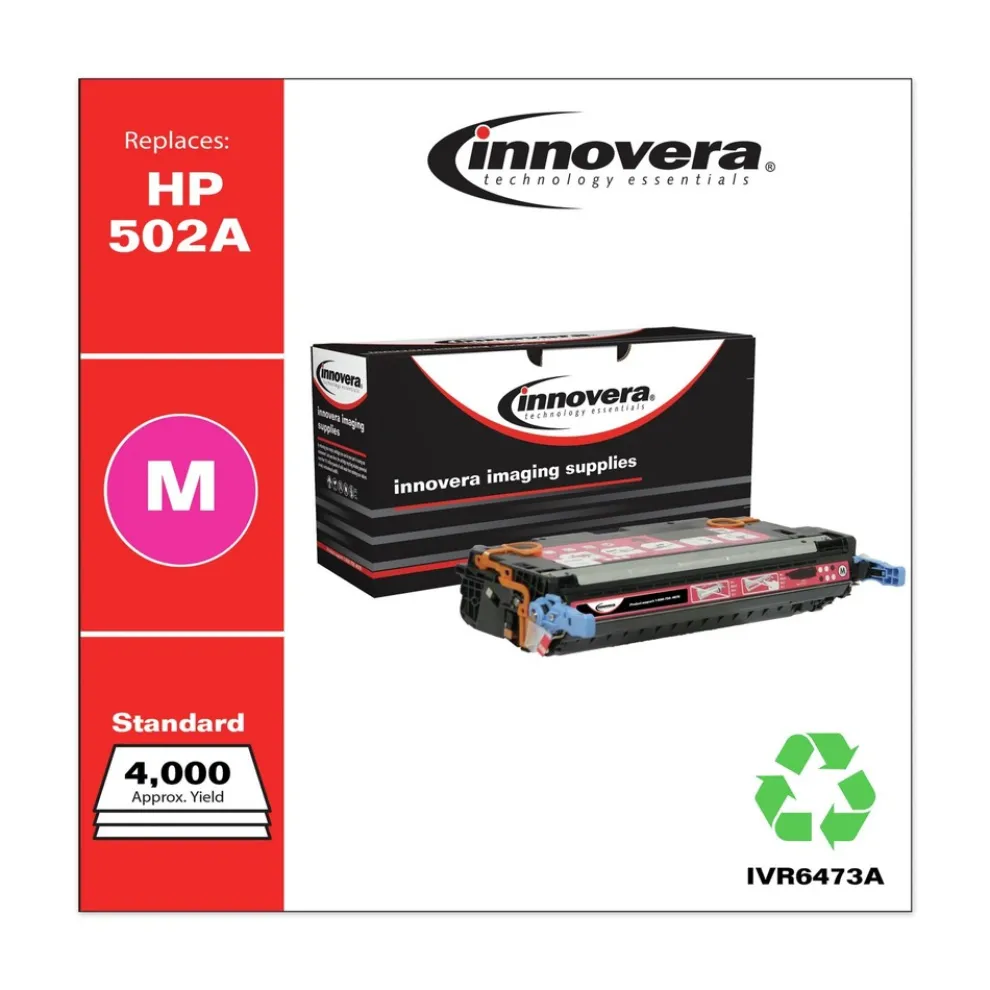 Innovera 4000 Page-Yield Remanufactured Toner Replacement for 502A (Q6473A) - Magenta