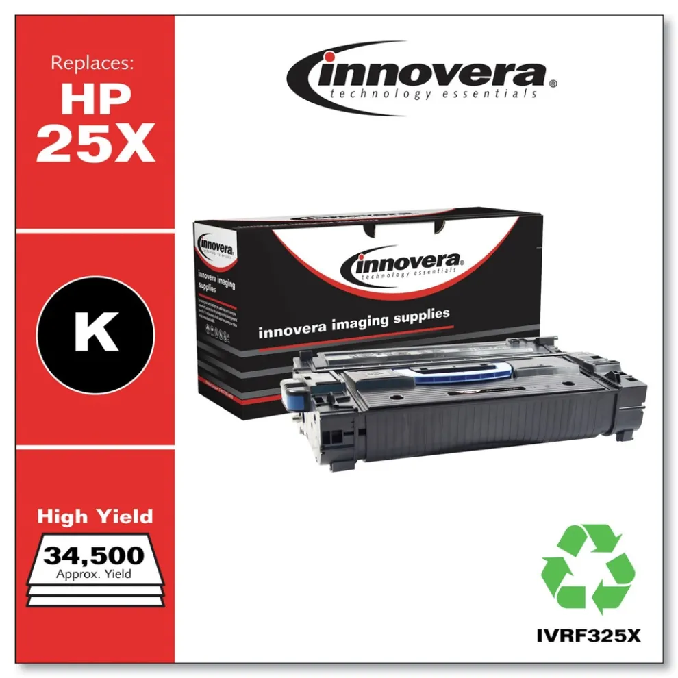 Innovera 34500 Page-Yield Remanufactured High-Yield Toner Replacement for 25X (CF325X) - Black