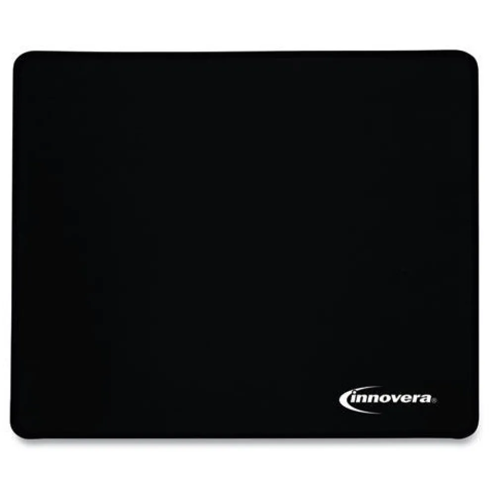 Innovera 9.87 x 11.87 Large Mouse Pad - Black