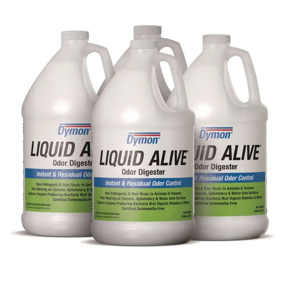 ITW Dymon Liquid Alive 1 Gallon Bottle Odor Digester (4/Carton)