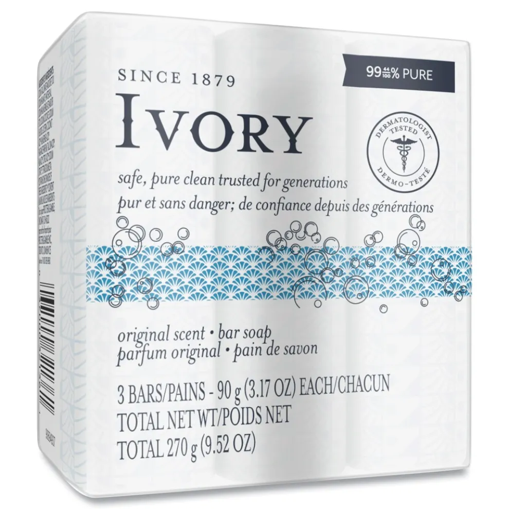 Ivory 12364 Individually Wrapped Original Scent 3.1 oz. Bar Soaps (72-Piece/Carton)