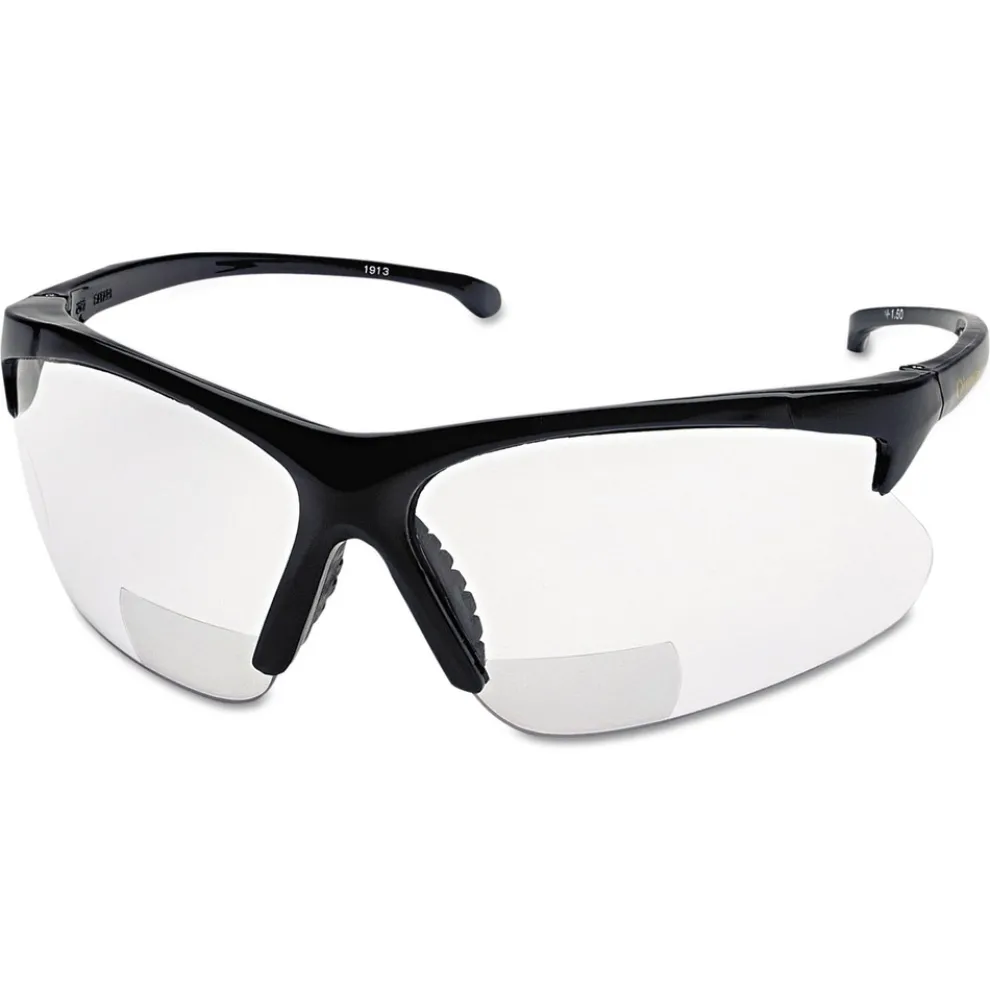 Ansell V60 30-06 2.5 Diopter RX Safety Readers - Black Frame, Clear Lens