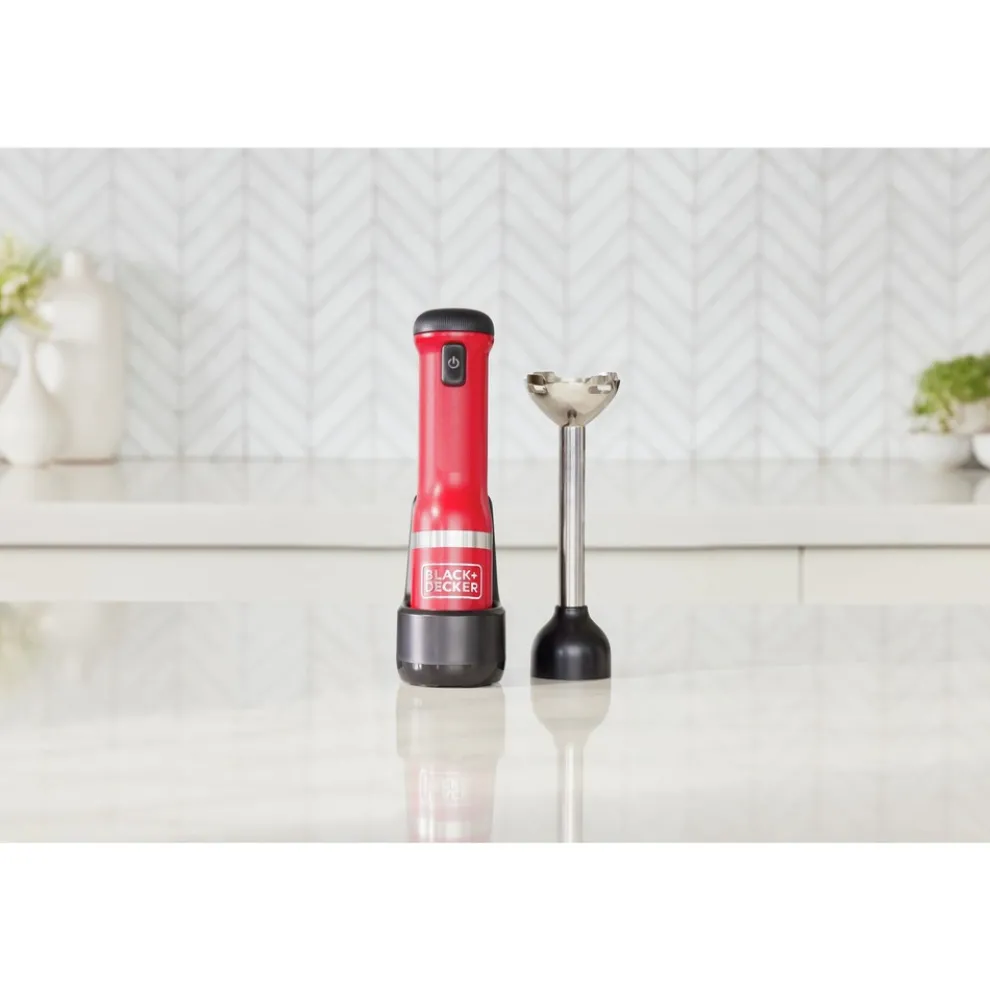 Black & Decker kitchen wand Cordless Immersion Blender - Red
