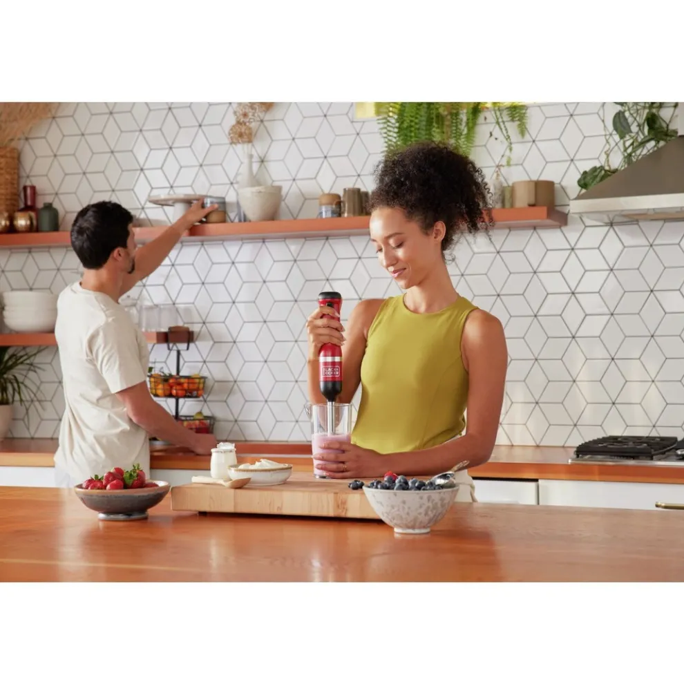 Black & Decker kitchen wand Cordless Immersion Blender - Red