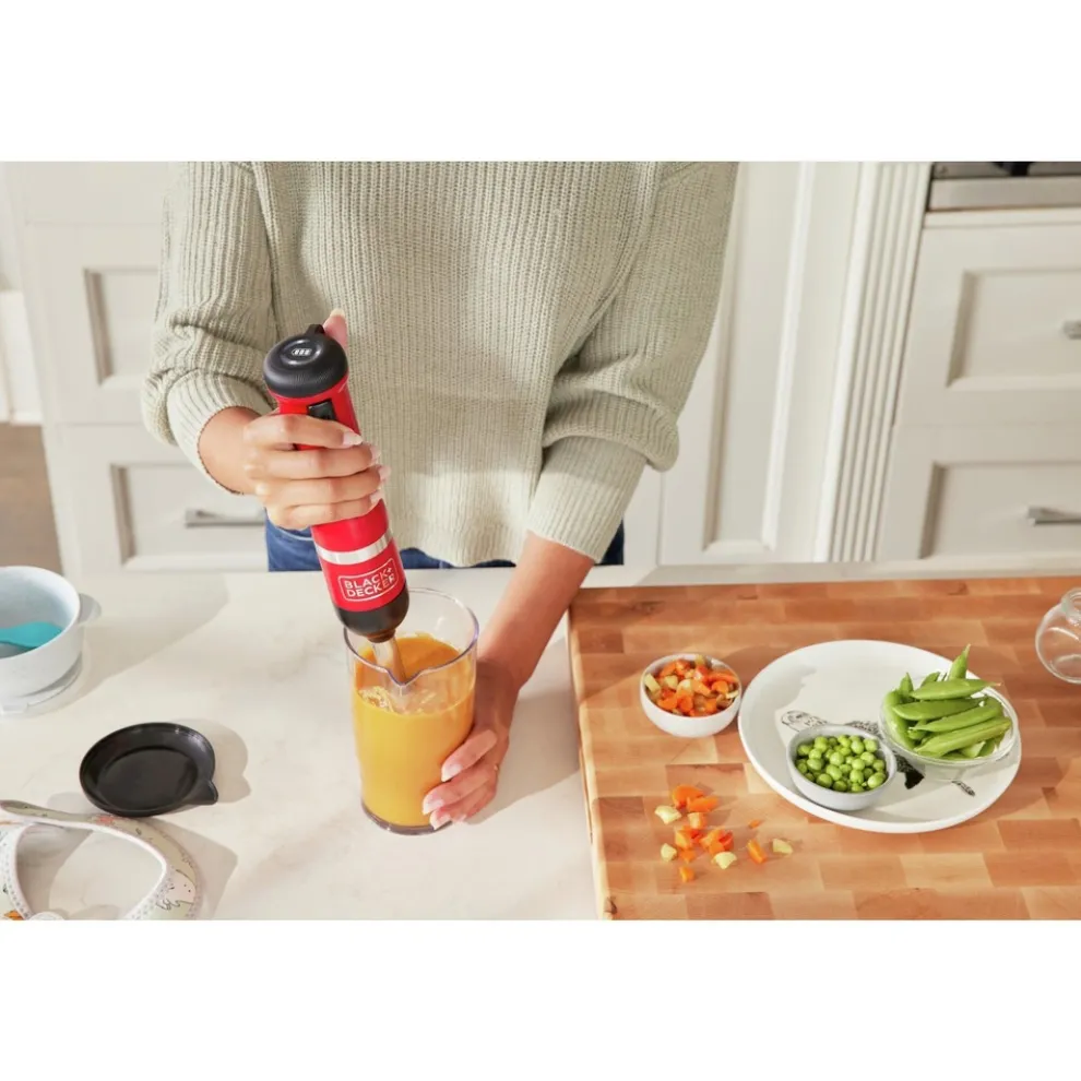 Black & Decker kitchen wand Cordless Immersion Blender - Red
