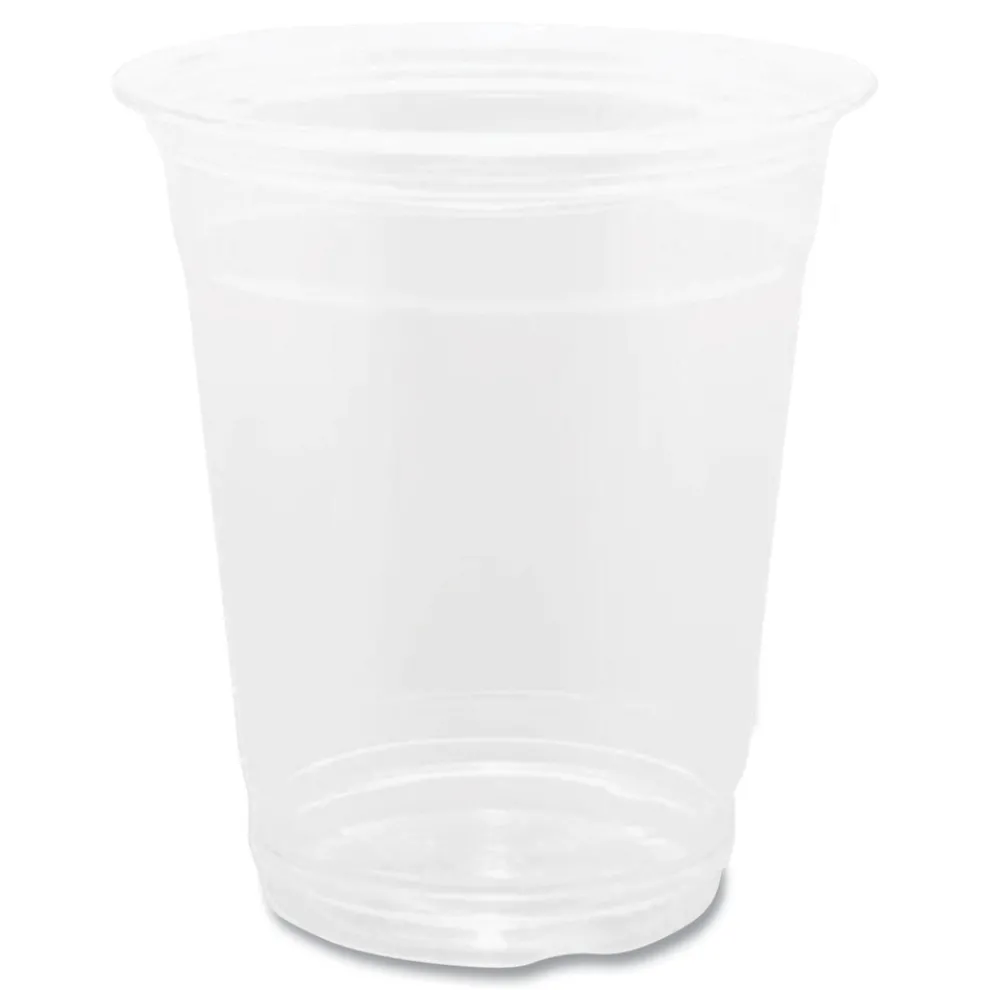 Karat 12 oz. 92 mm Rim Diameter PET Plastic Cups - Clear (1000/Carton)