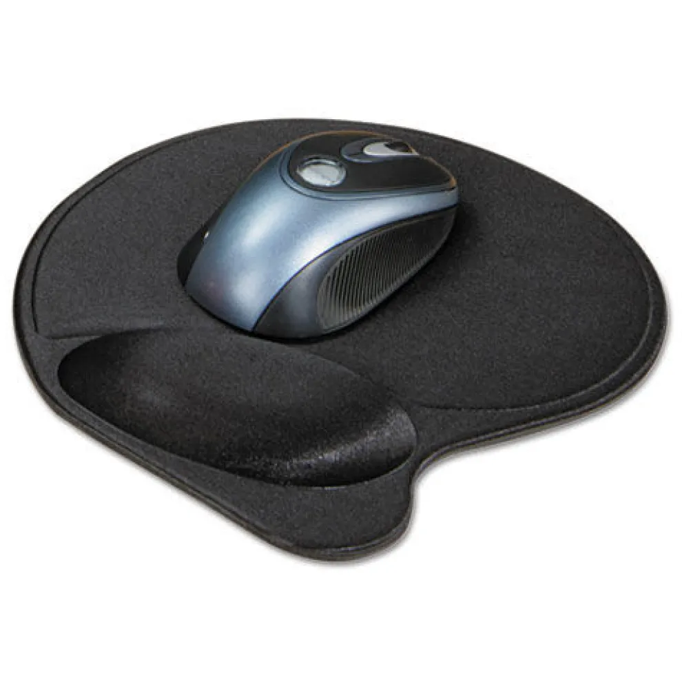 Kensington 7.9 in. x 10.9 in. Wrist Pillow Extra-Cushioned Mouse Support - Black