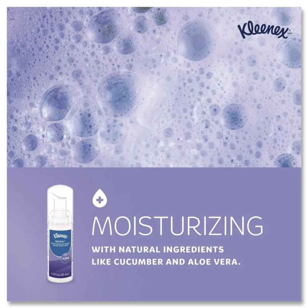 Kleenex 1.5 oz. Pump Bottle Ultra Moisturizing Foam Hand Sanitizer - Unscented