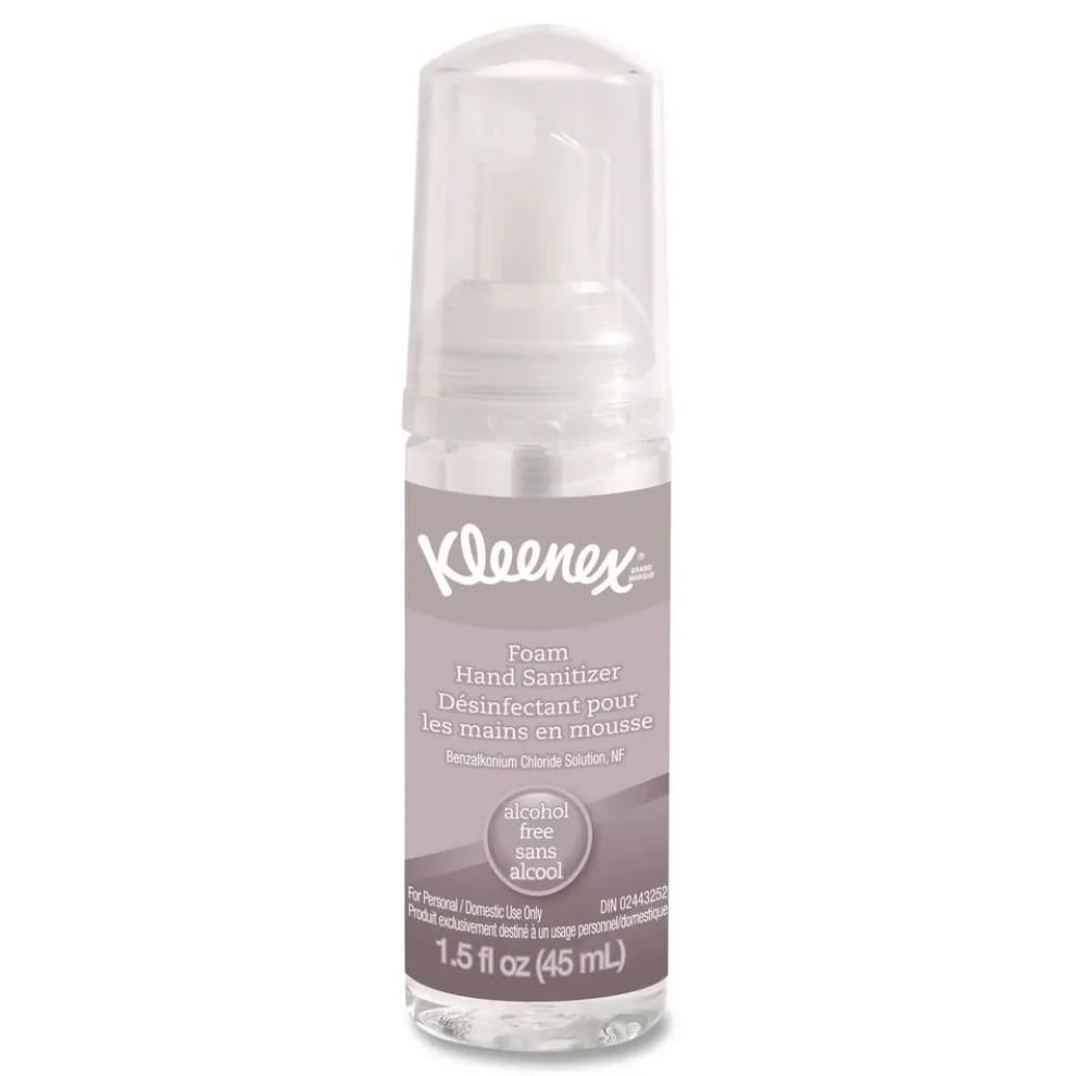 Kleenex 1.5 oz. Pump Bottle Alcohol-Free Foam Hand Sanitizer - Unscented