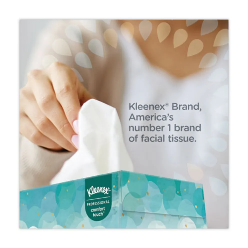 Kleenex 21195 2-Ply Facial Tissue Junior Pack - White (80/Carton)