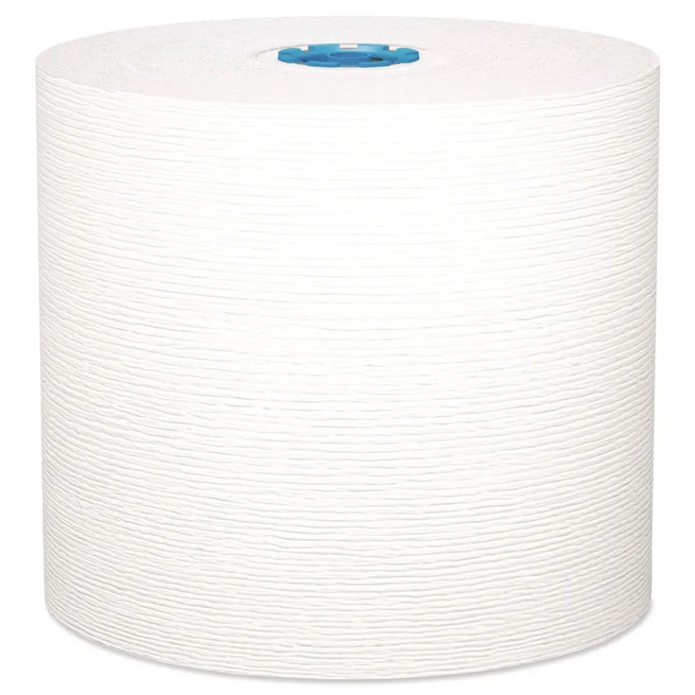 Kleenex 1-Ply 7.5 in. x 700 ft. Hard Roll Paper Towels with Premium Absorbency Pockets - White with Blue Core (6/Carton)