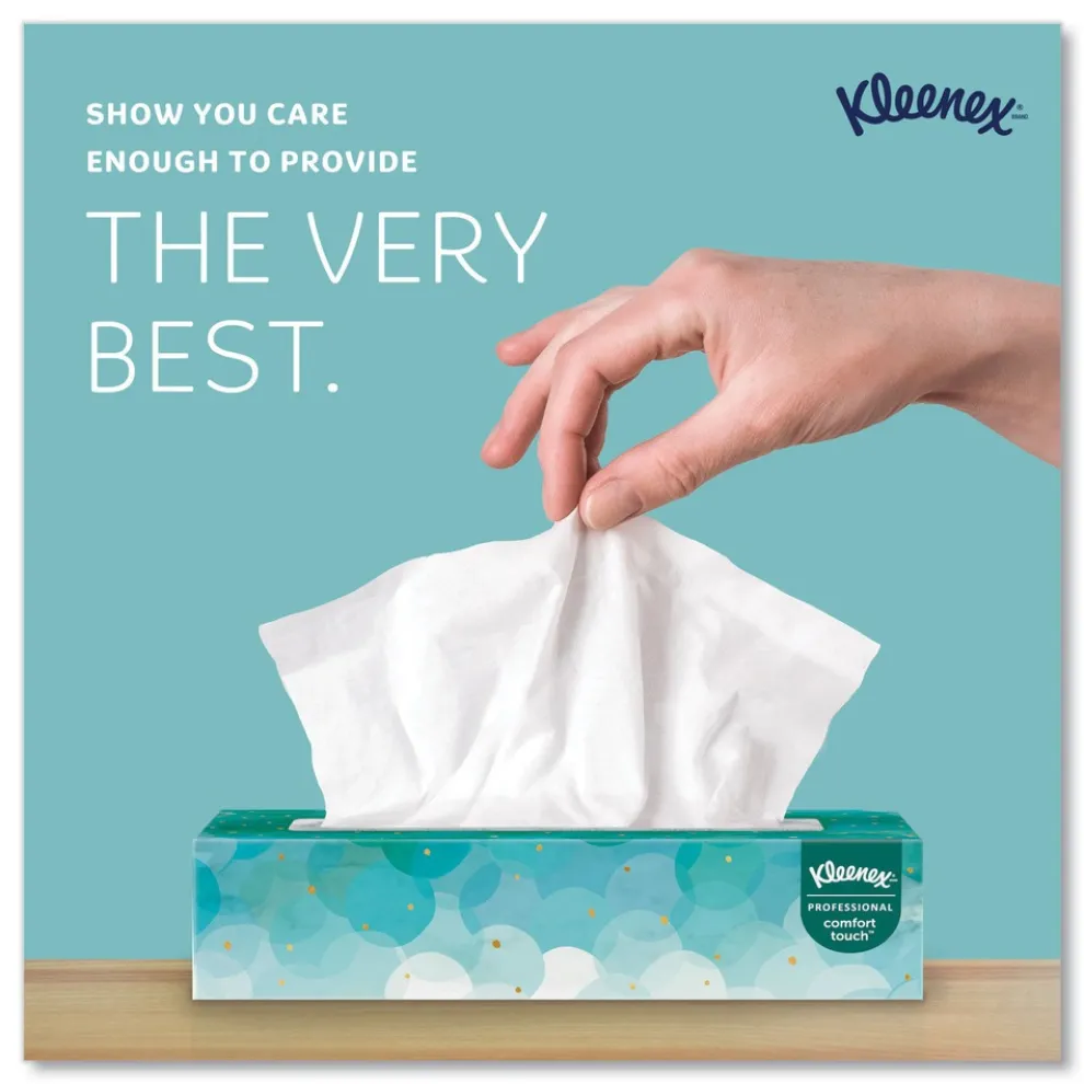 Kleenex 2-Ply Facial Tissues - White (100 Sheets/Box)