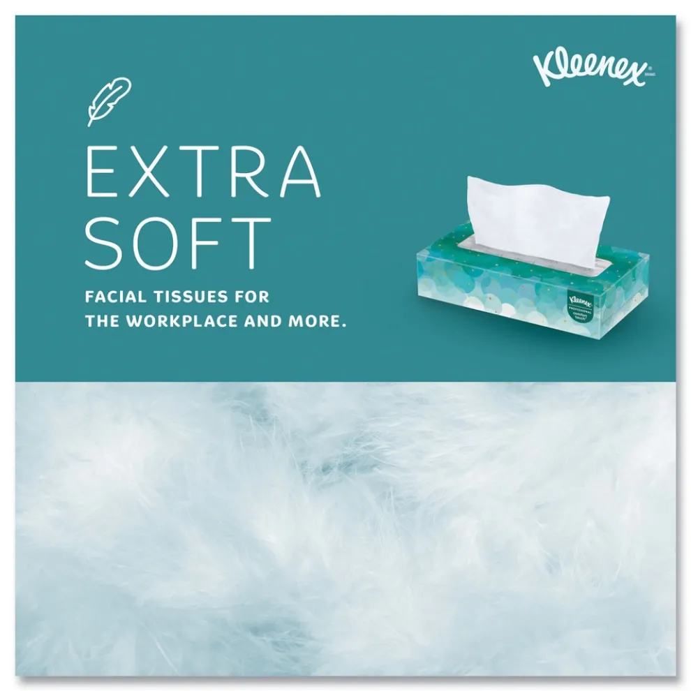 Kleenex 2-Ply Facial Tissues - White (100 Sheets/Box)