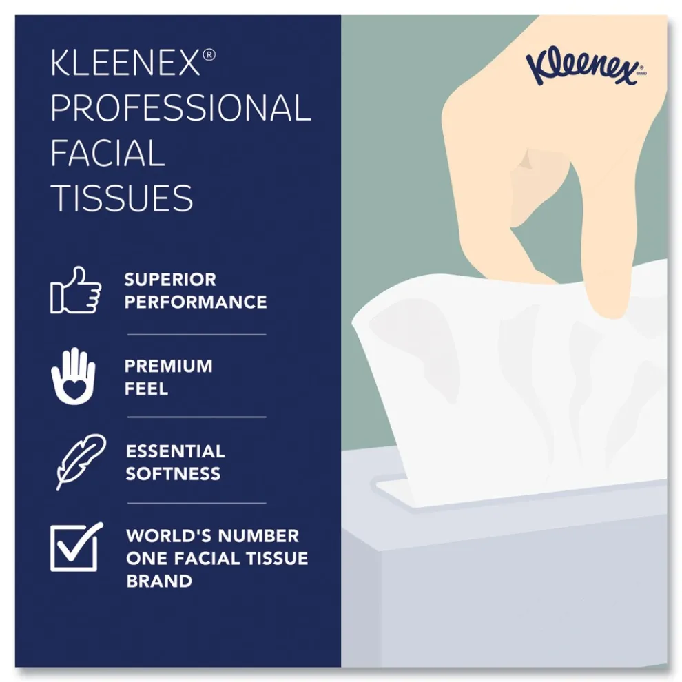 Kleenex 2-Ply Naturals Facial Tissue - White (1 Box)