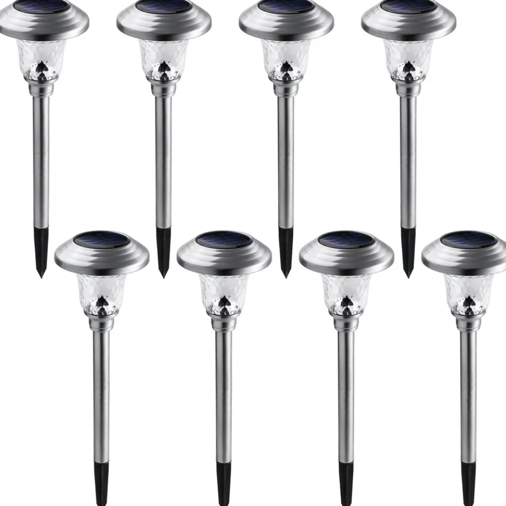 Black & Decker (8/Pack) Outdoor Solar-Powered Path Light