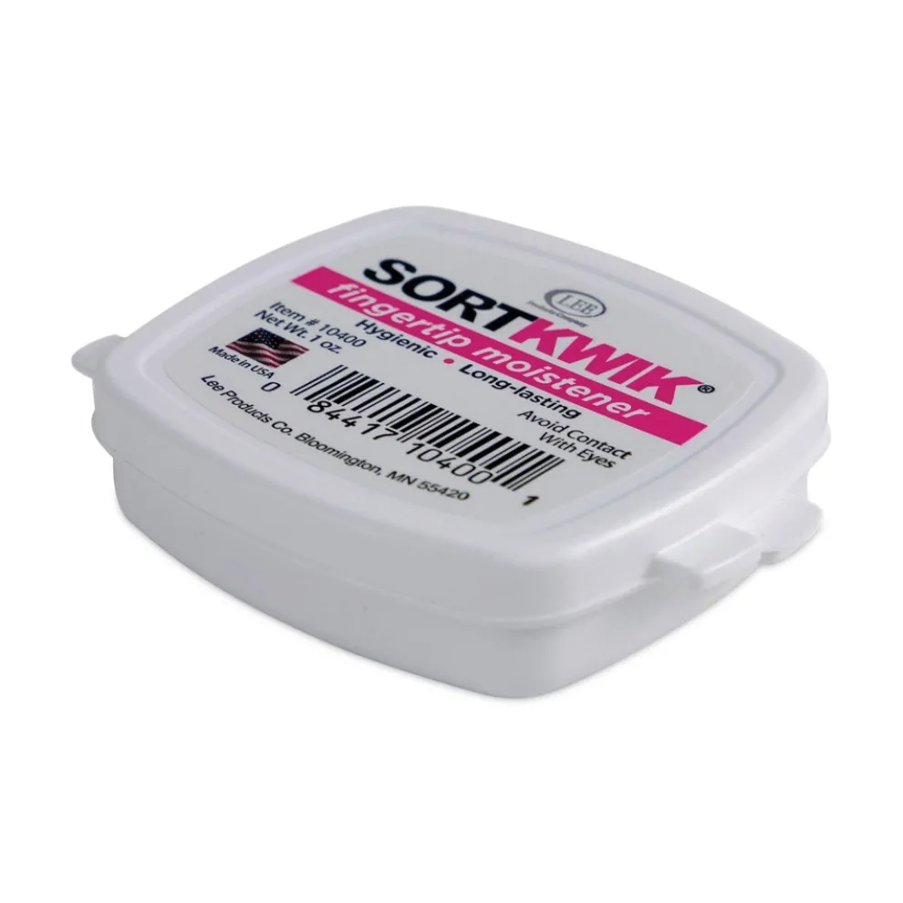 LEE 1 oz. Sortkwik Fingertip Moisteners - Pink