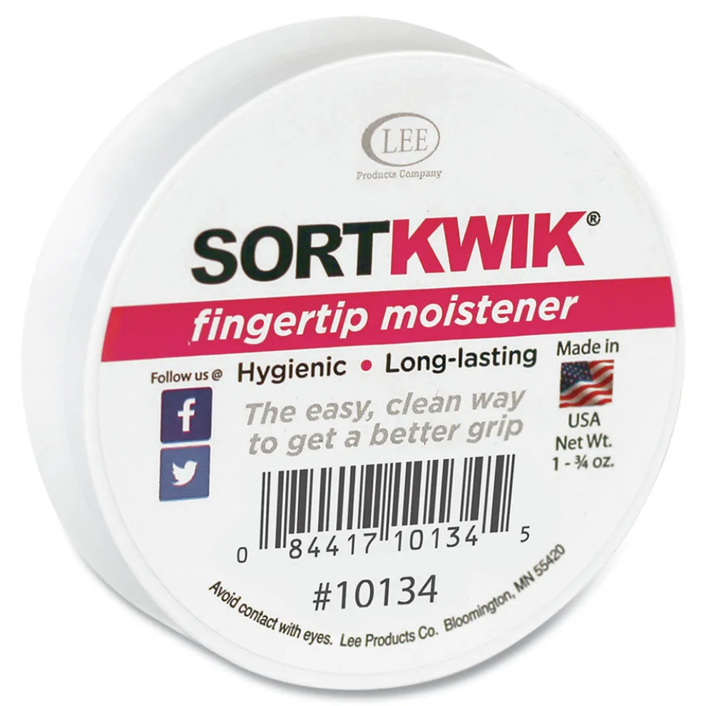 LEE 1.75 oz. Sortkwik Fingertip Moisteners - Pink