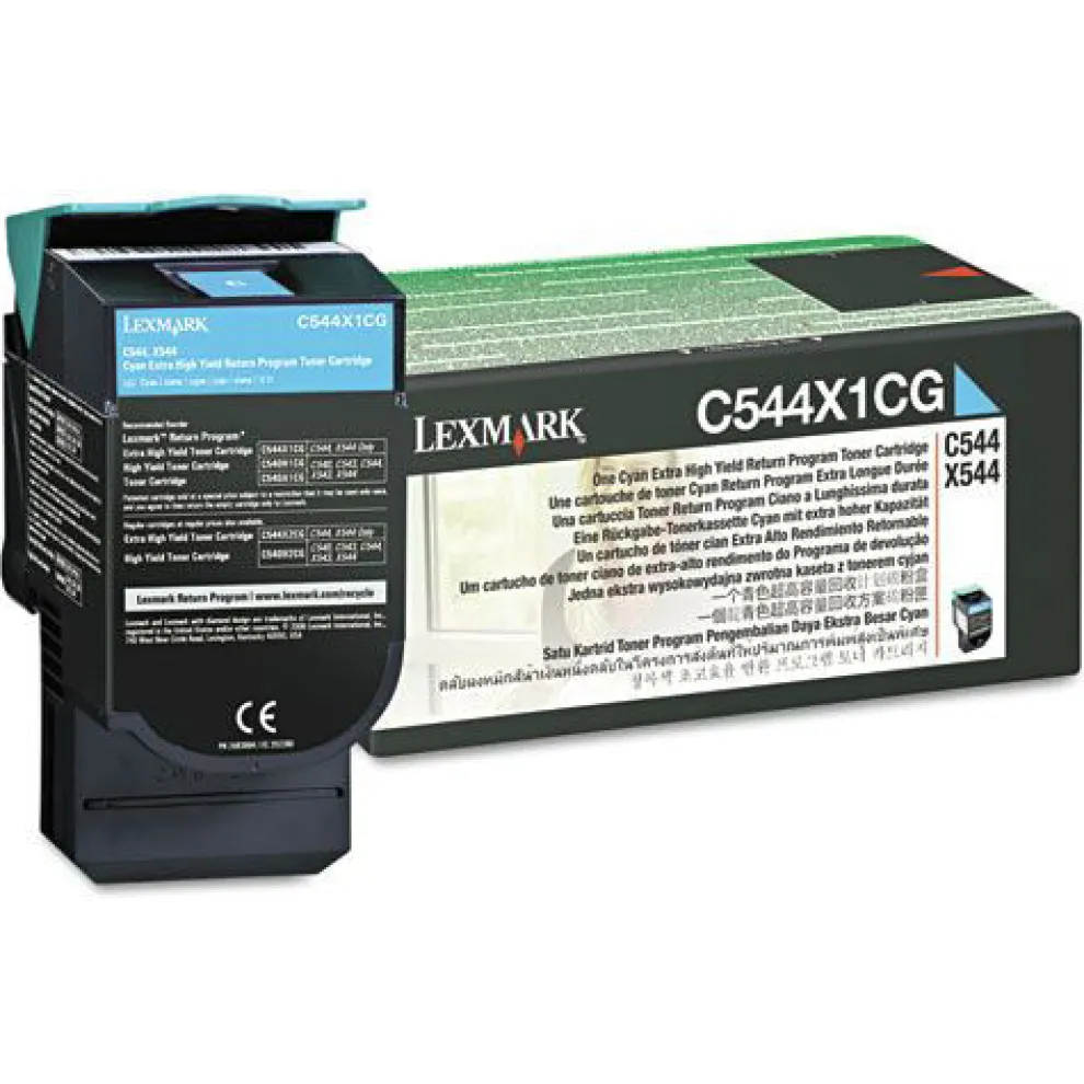 Lexmark 4000 Page-Yield Return Program Extra High-Yield Toner - Cyan
