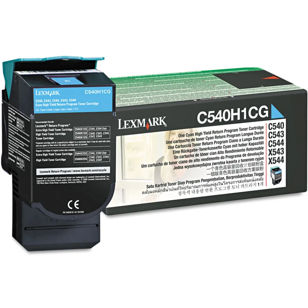 Lexmark 2000 Page-Yield Return Program High-Yield Toner - Cyan