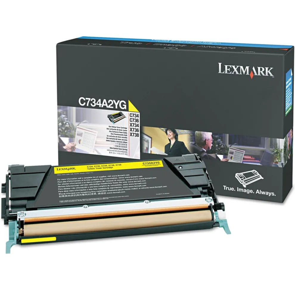 Lexmark CX734/C746/CX738 6000 Page-Yield Toner Cartridge - Yellow