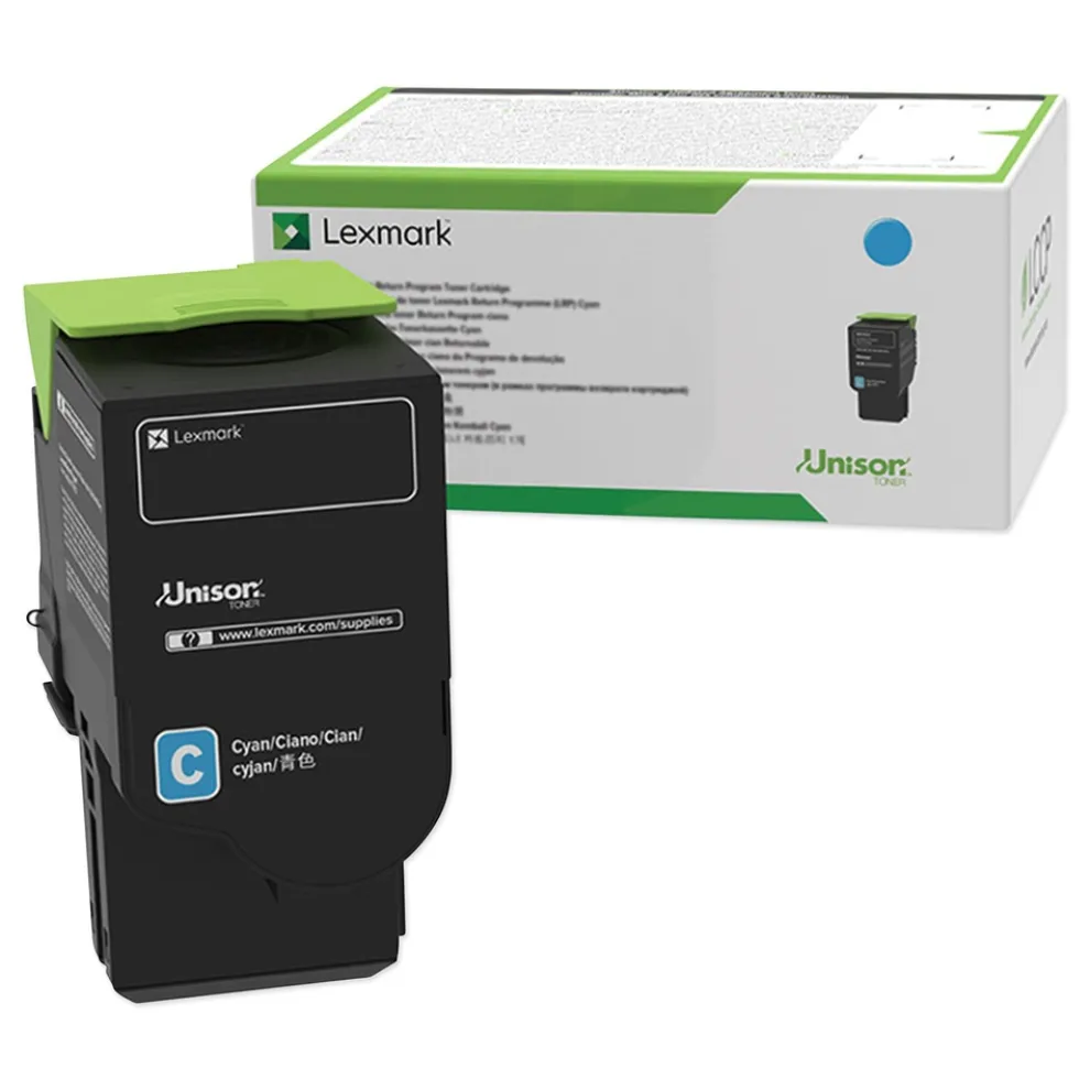 Lexmark 78c1xce Extra High-Yield Toner 5000 Page-Yield Cyan