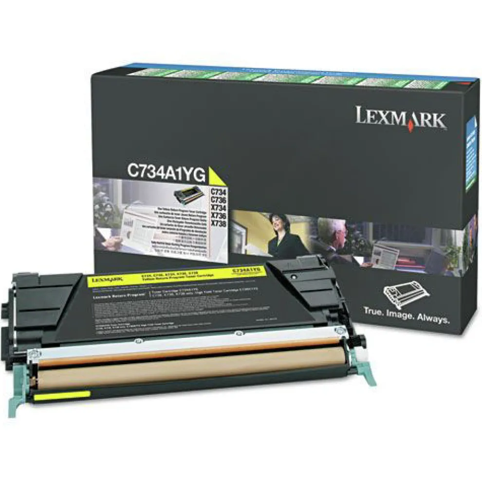 Lexmark Return Program 7,000 Page-Yield Toner - Yellow