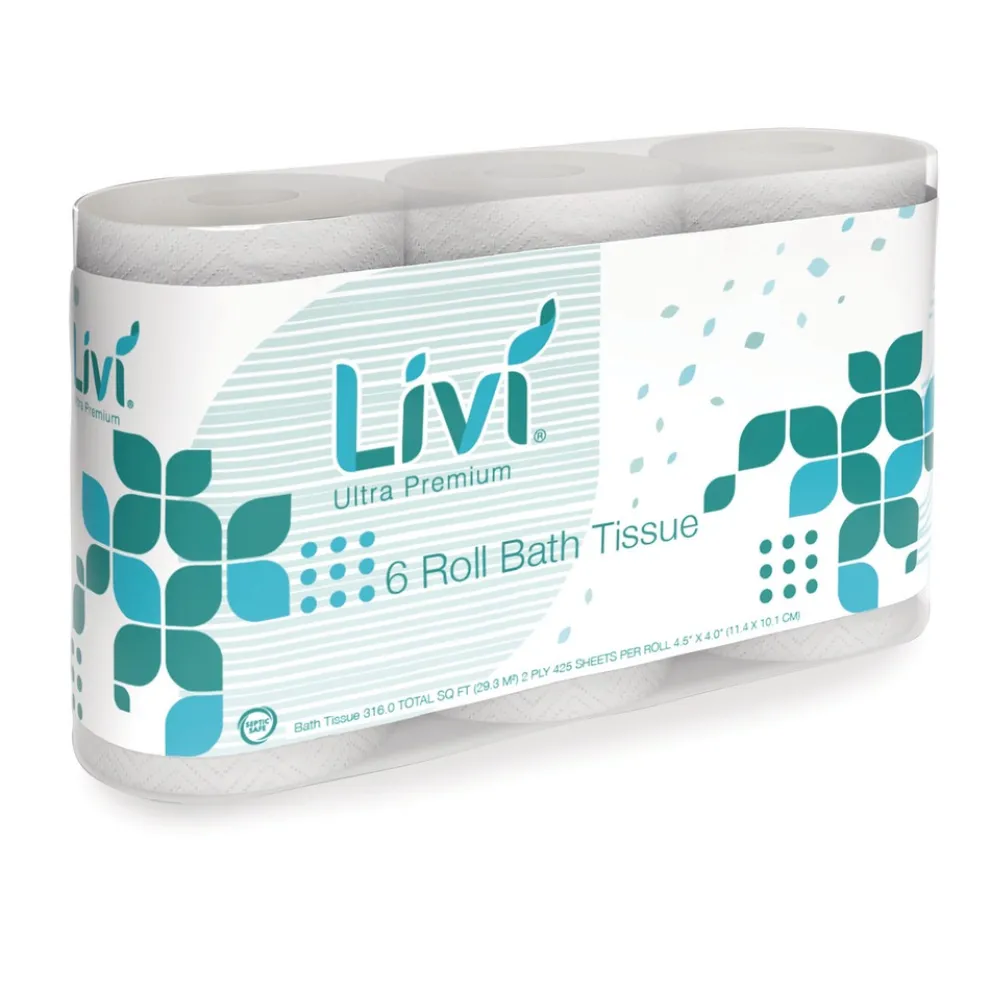 Livi Ultra Premium 2-Ply Bath Tissue - White (1-Carton)