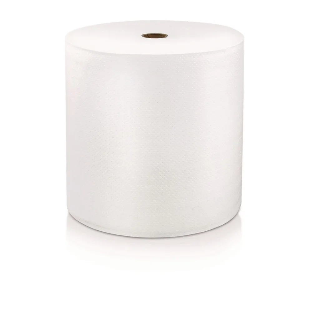 LoCor 7 in. x 1000 ft. 1-Ply Hard Wound Roll Towel - White (1-Carton)