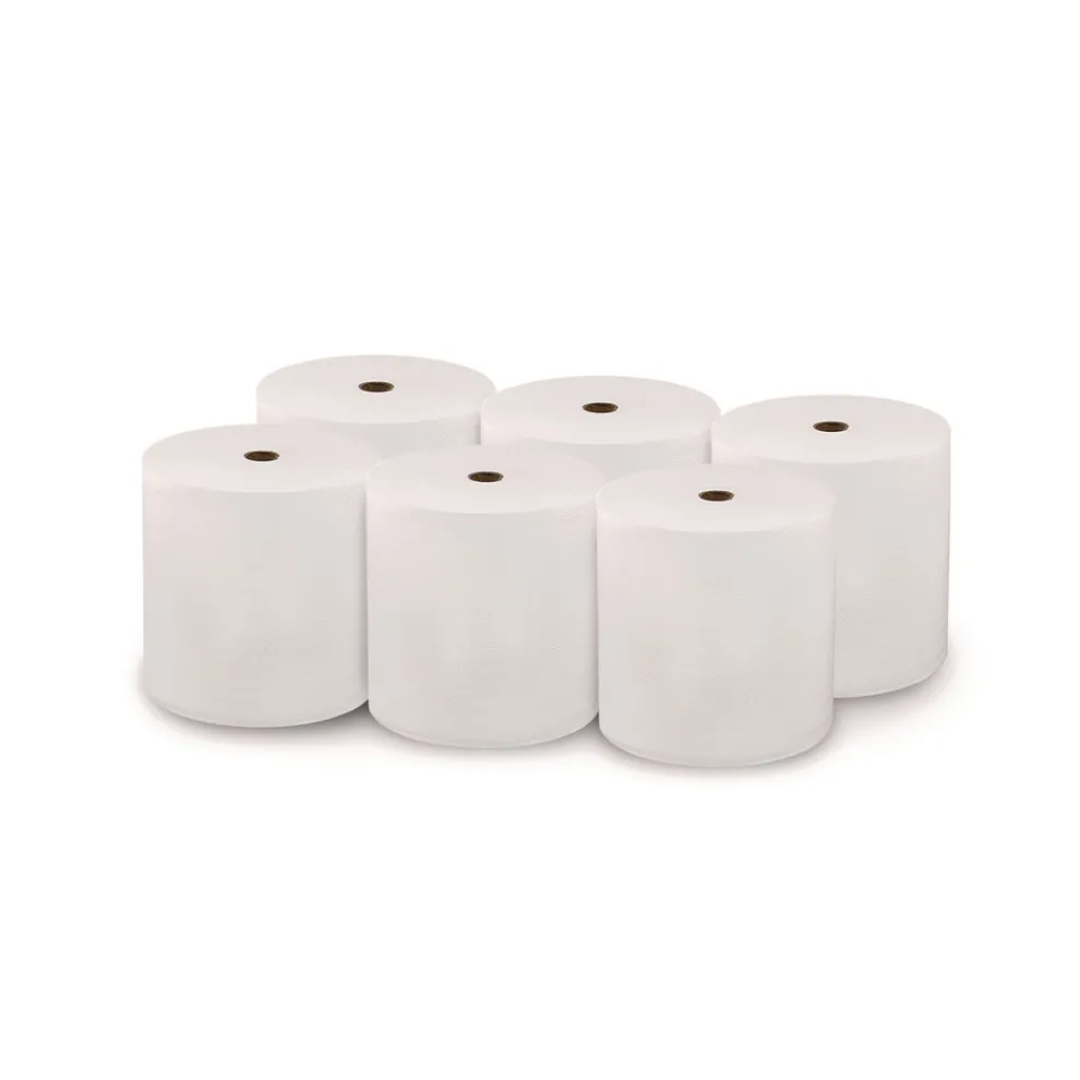 LoCor 7 in. x 1000 ft. 1-Ply Hard Wound Roll Towel - White (1-Carton)