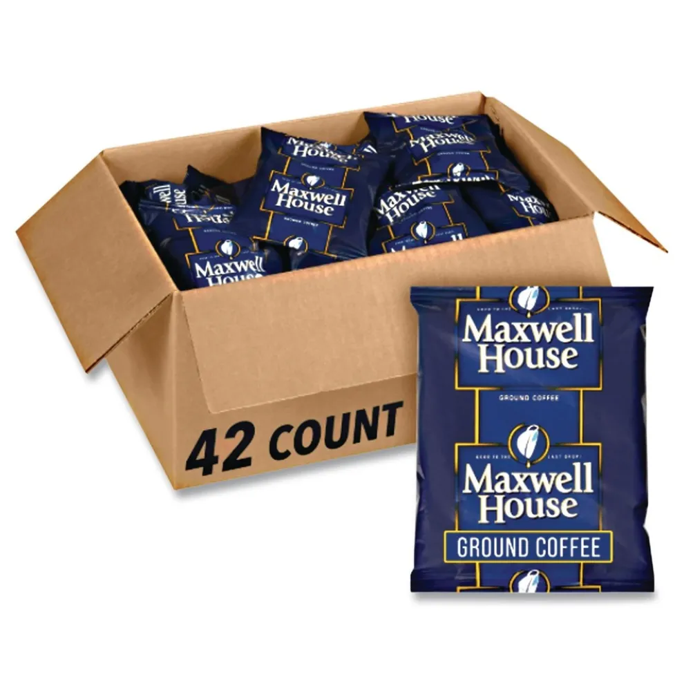 Maxwell House GEN866150 1.5 oz. Pack Regular Ground Coffee (42/Carton)