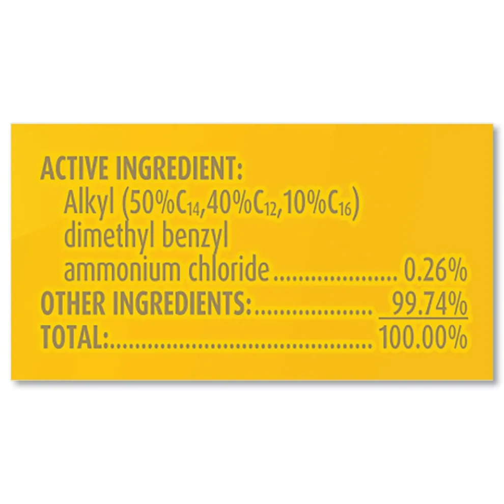 LYSOL Brand 6 in. x 8 in. 1-Ply Professional Disinfecting Wipe Bucket - Lemon and Lime Blossom White