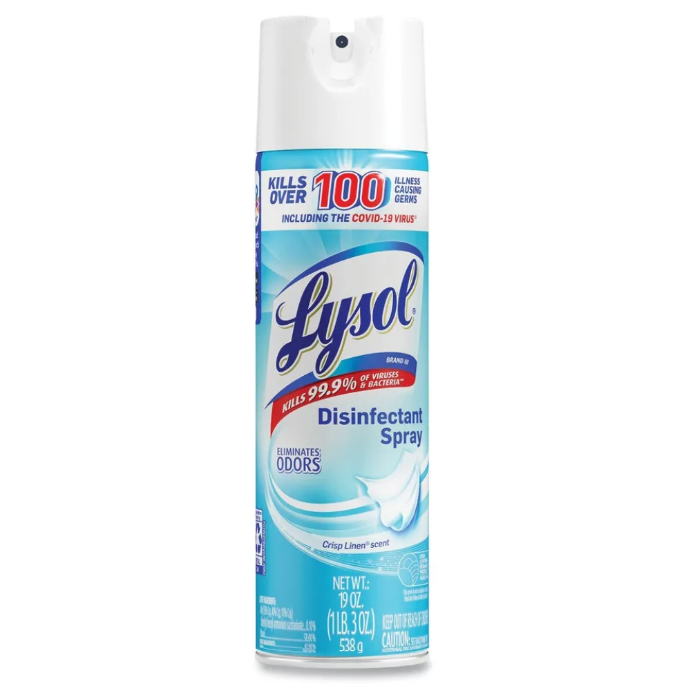LYSOL Brand 19 oz Aerosol Disinfectant Spray - Crisp Linen Scent