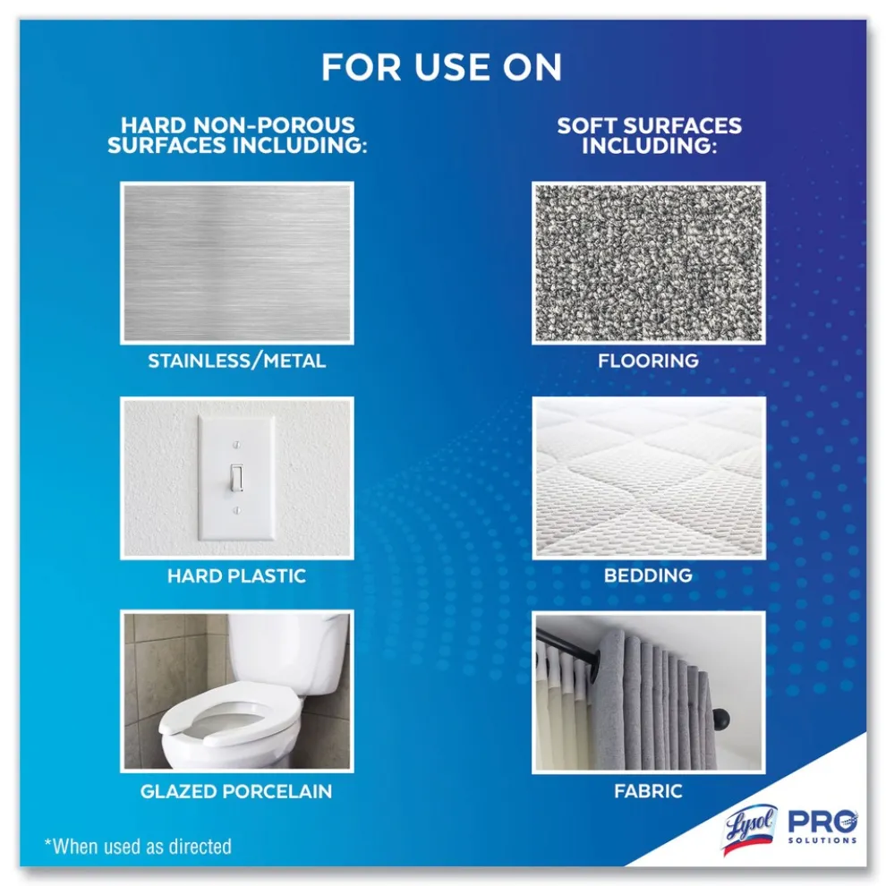 LYSOL Brand 12.5 oz. Aerosol Disinfectant Spray - Crisp Linen Scent