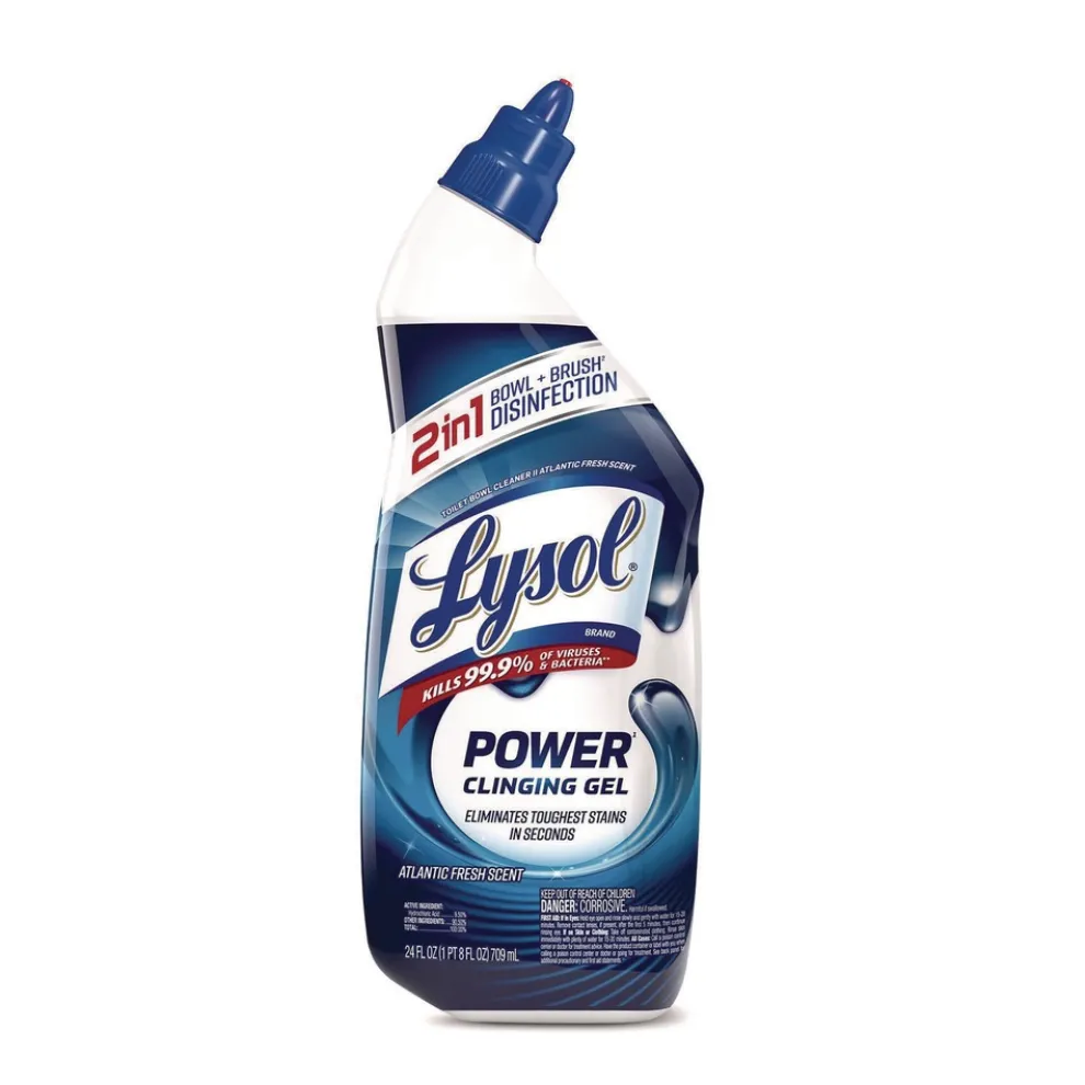 LYSOL Brand 24 oz. Disinfectant Toilet Bowl Cleaner - Atlantic Fresh Scent