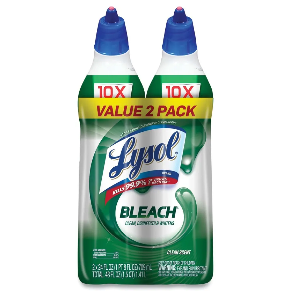 LYSOL Brand 24 oz Disinfectant Toilet Bowl Cleaner with Bleach (2/Pack)