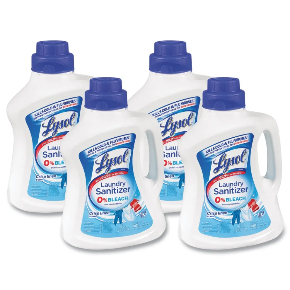 LYSOL Brand 90 oz Liquid Laundry Sanitizer - Crisp Linen (4/Carton)